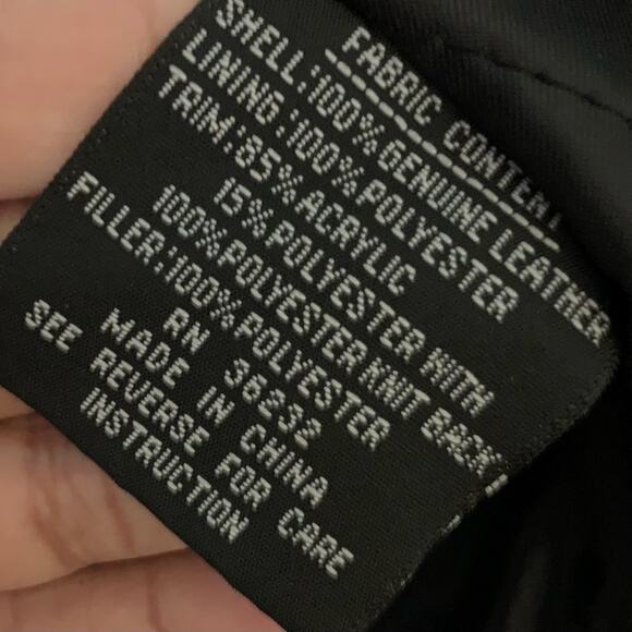 Giacca Black Vintage Suede Fur Coat Size Medium - Picture 3 of 8